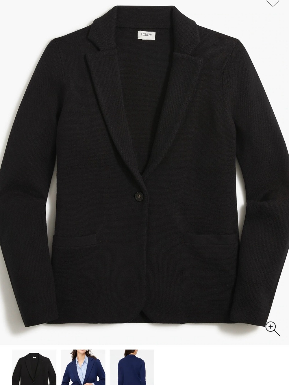 J. Crew Schoolboy Sweater Blazer